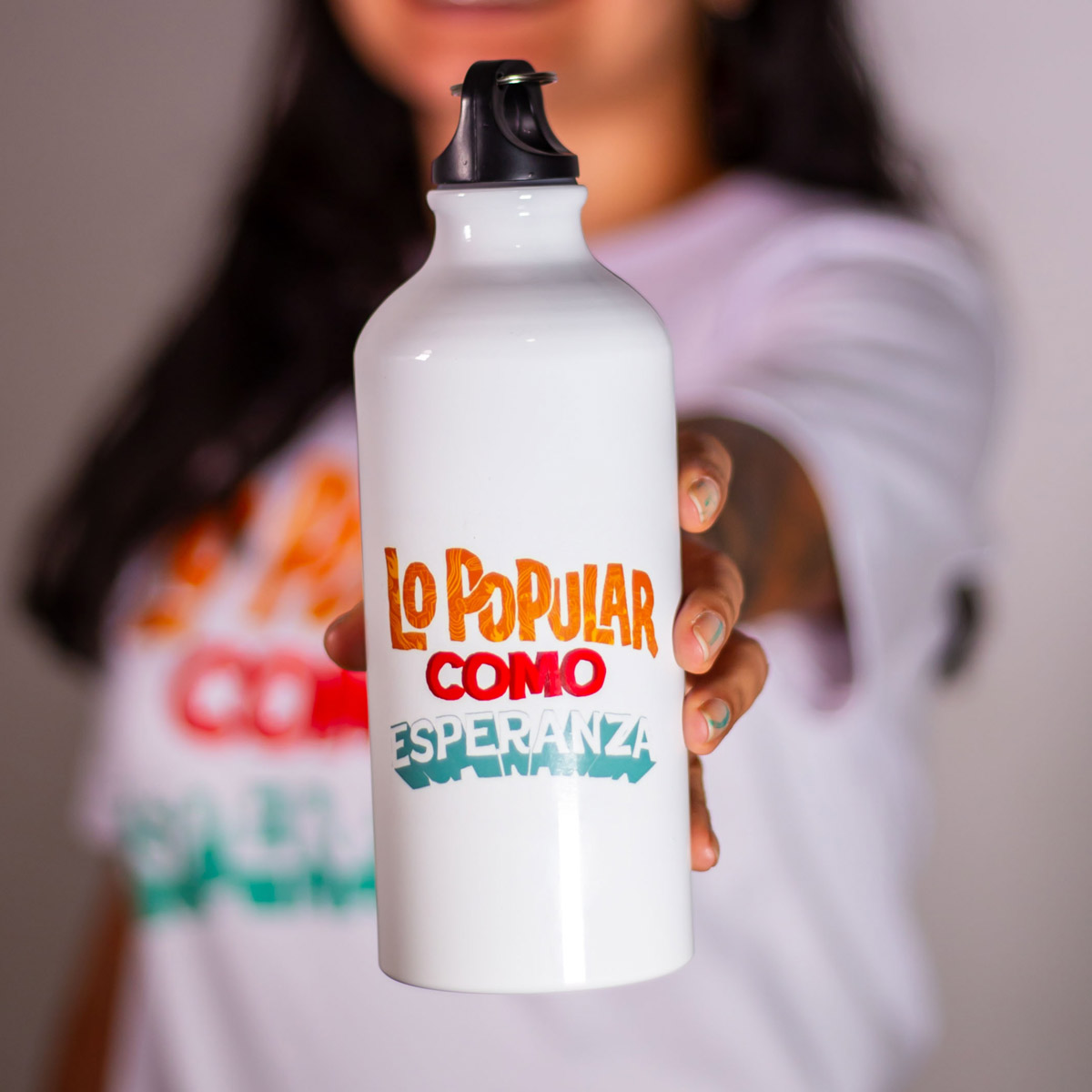 Botella de aluminio - Lo popular como Esperanza - Imagen 3