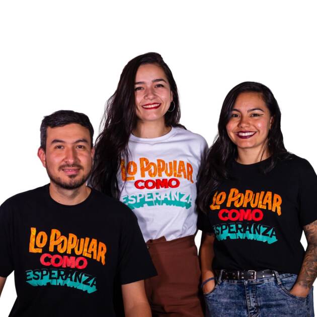 Camiseta Lo Popular Como Esperanza